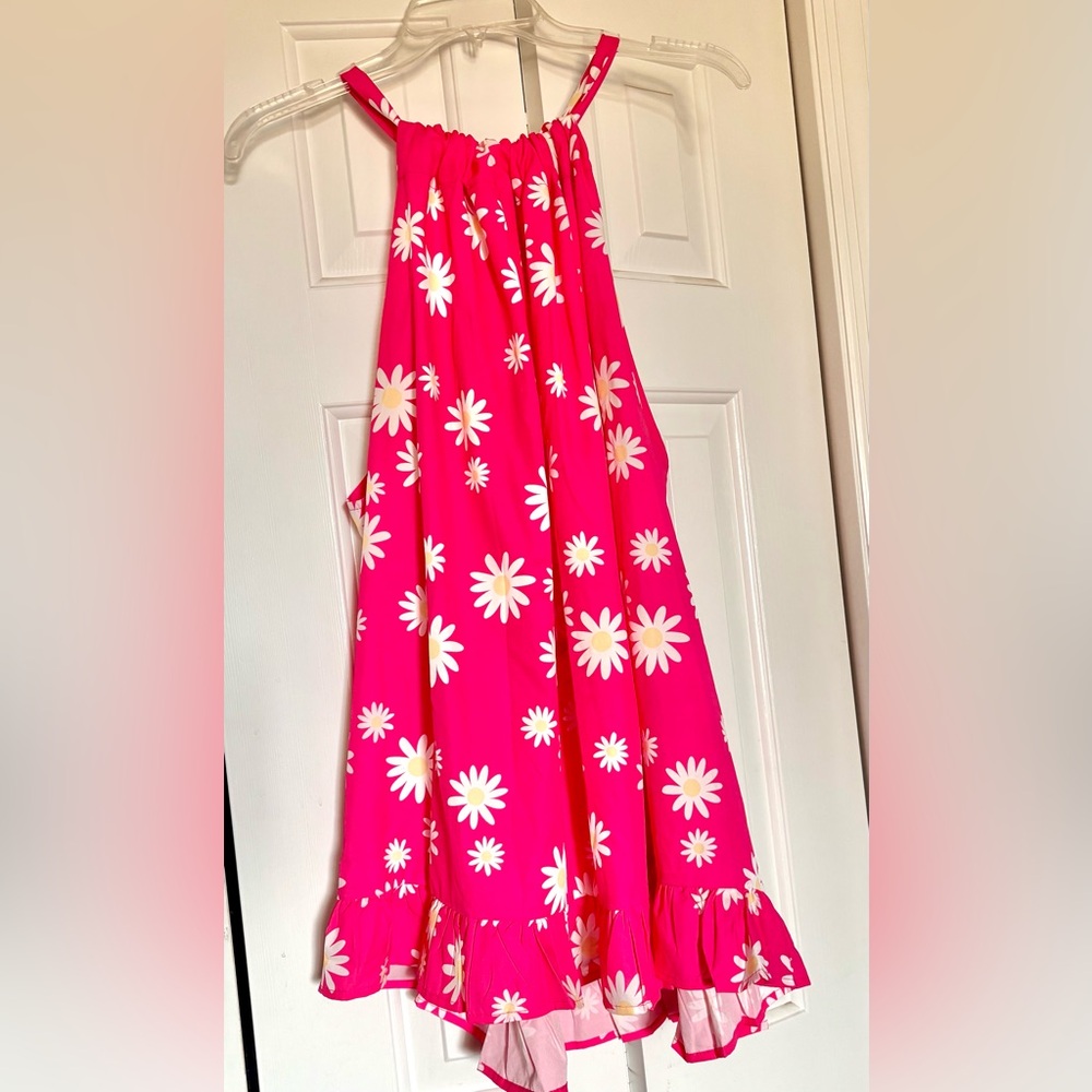 Sweet Floral Pink Halter top